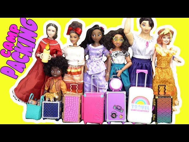 Disney Encanto Madrigal Family Mirabel, Isabela, Luisa, Pepa Packing Suitcase for Camping Vacation