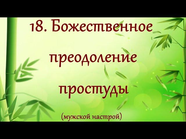 Божественное преодоление простуды. Мужской настрой Сытина