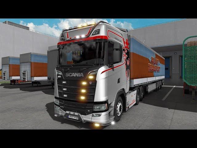 Euro Truck Simulator 2 Next Gen Scania 1.30 -  Limoges to Roscoff