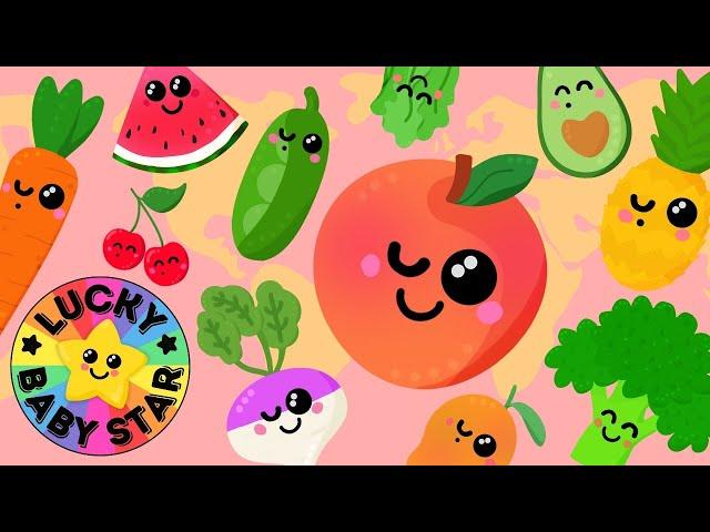 ️️Summer Vacation with Dancing Fruit & Veggies!  Baby Sensory Adventure World Trip! 