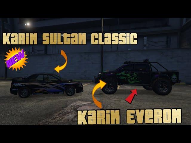 GTA 5 Online Karin Sultan Classic Out Now! New Podium Car Karin Everon and Possible Diamond Heist??