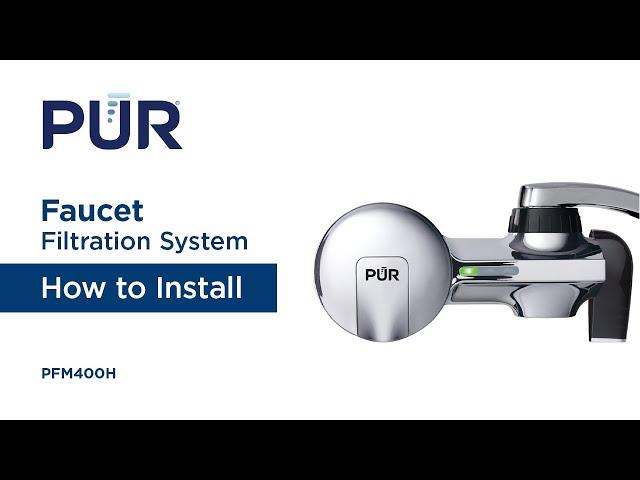 PUR Faucet Filtration System - Horizontal - How to Install