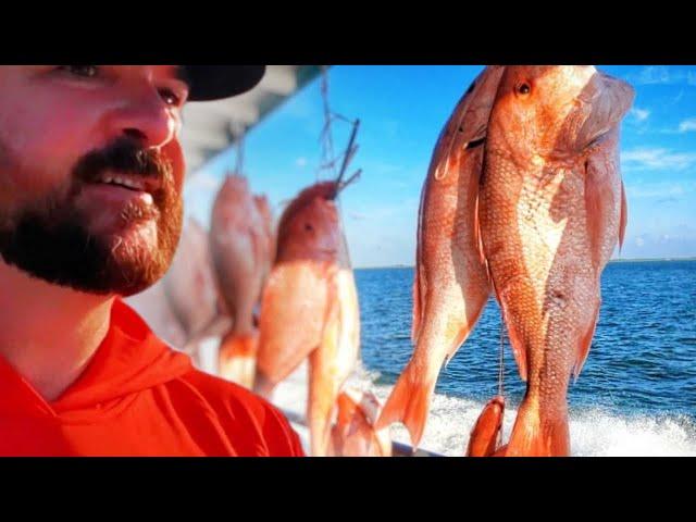 A Red Snapper Fishing Trip EVERYONE Needs to Try | Party Boat Fishing Vlog