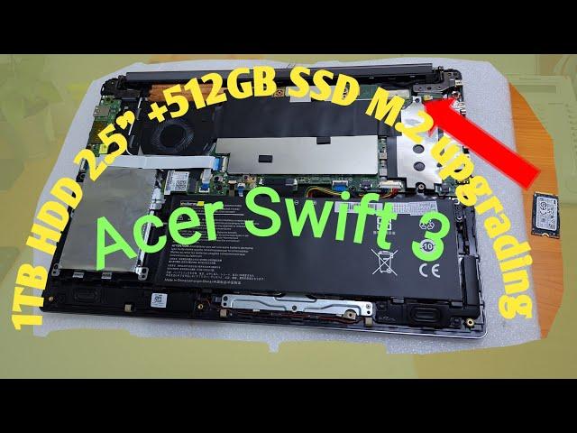 Acer Swift 3 SSD Upgrade