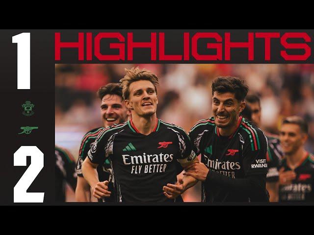SIGNING OFF WITH A WIN! | HIGHLIGHTS | Southampton vs Arsenal (1-2) | Tierney, Odegaard | EPL