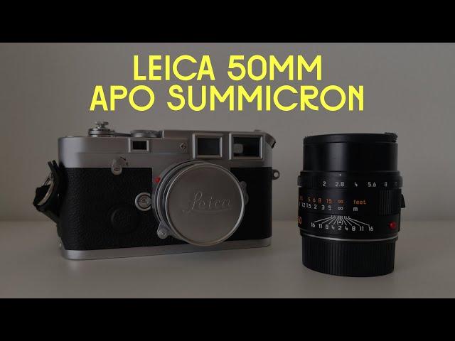 Leica 50mm APO SUMMICRON - Analog vs. Digital