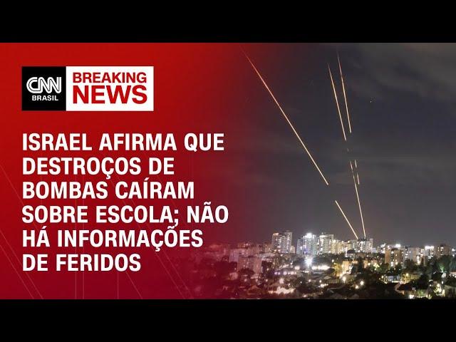 Israel afirma que destroços de bombas caíram sobre escola; não há informações de feridos | CNN 360°