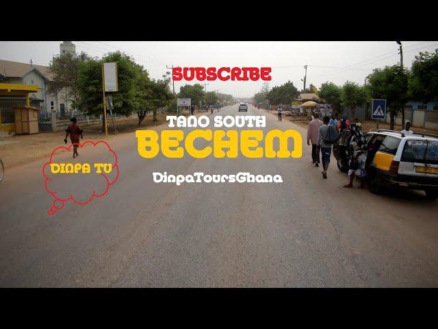 A Ride On Bechem Street In Tano South Of Ahafo Region - Dinpa TV