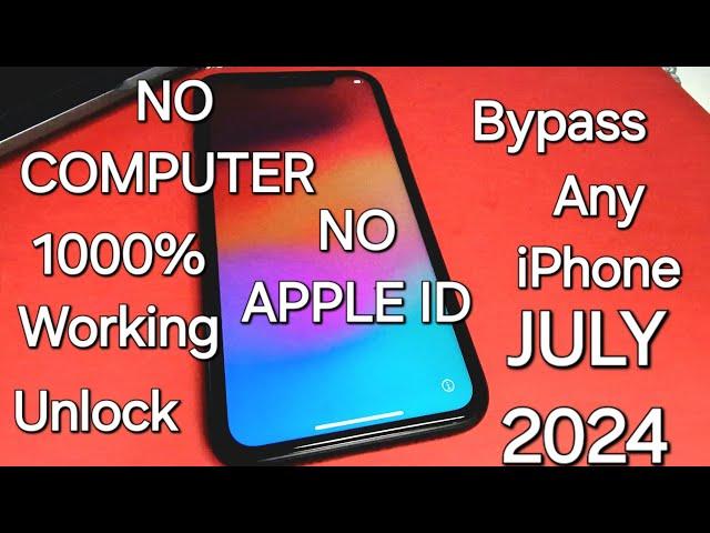 Bypass iCloud Activation Lock without Apple ID/Computer(PC)/1000% Working and Success July 2024️