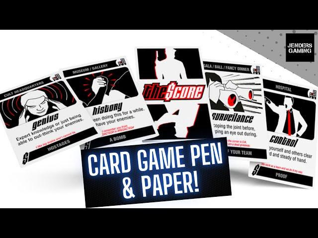 How-to-play The Score a RPG card game!