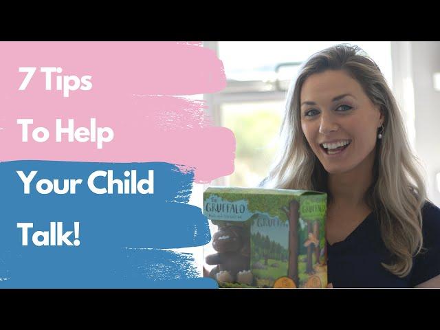 How to Help Your Child to Talk ~  Speech Therapy