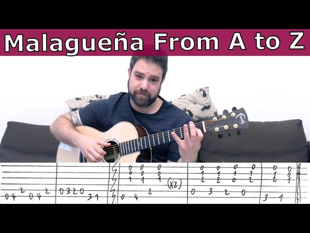 Malagueña Lesson From A to Z: Riffs, Scales and Soloing Tips - Guitar Tutorial w/ TAB