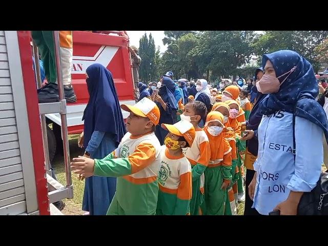 KEGIATAN GEBYAR TEMA BERSAMA DAMKAR TUBAN// KEGIATAN SEKOLAH MBAK NISHA