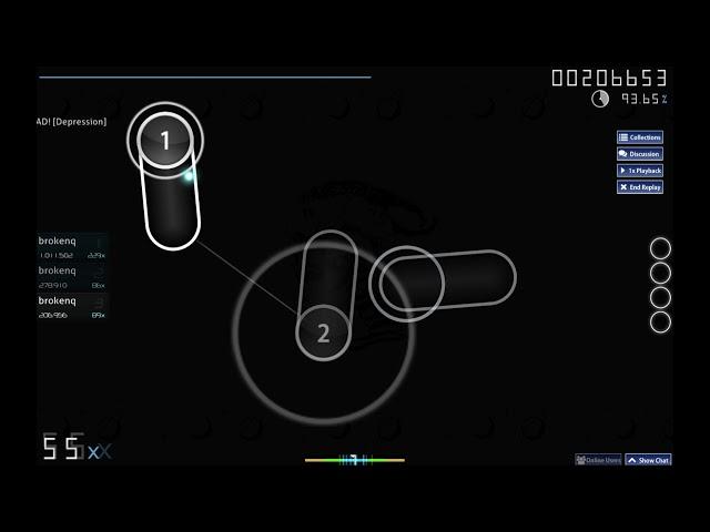 [osu!] XXXTENTACION - SAD! [depression]