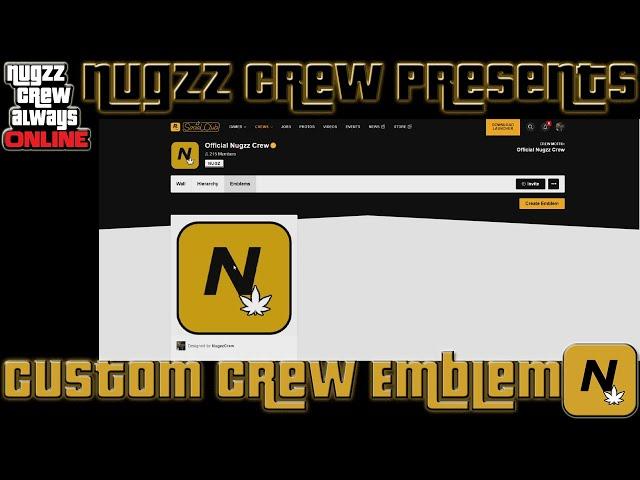 Grand Theft Auto V Online: How To Make Custom Crew Emblem (Google Chrome ONLY)