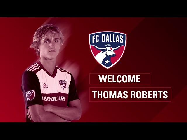 FC Dallas Signs Thomas Roberts as 23rd Homegrown Player