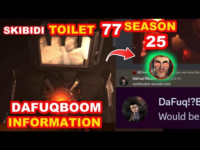 SKIBIDI TOILET 77 (SEASON 25)  NEW INFORMATION EXCLUSIVE