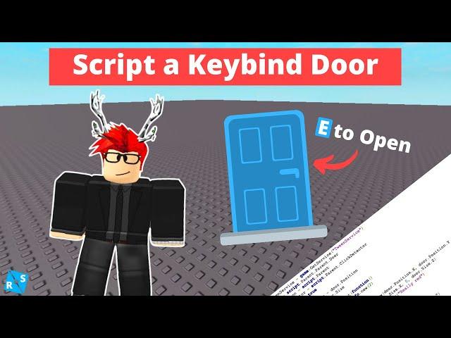 Roblox Scripting Tutorial: How to Script a Keybind Door