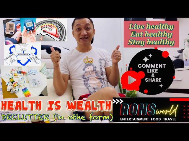 DECLUTTERING (IN OTHER FORM) | HEALTH IS WEALTH | #pinoyvlogger  #dxb  #ronsworld #healthawareness