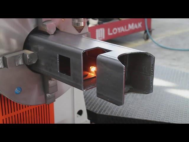 CNC PLASMA Tube cutting with the source XPR300