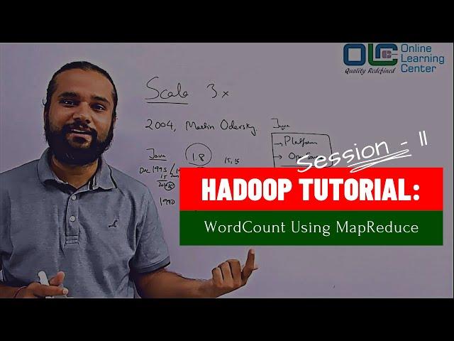 Hadoop Tutorial: MapReduce Program Wordcount - 1 | Wordcount MapReduce Hadoop | OnlineLearningCenter