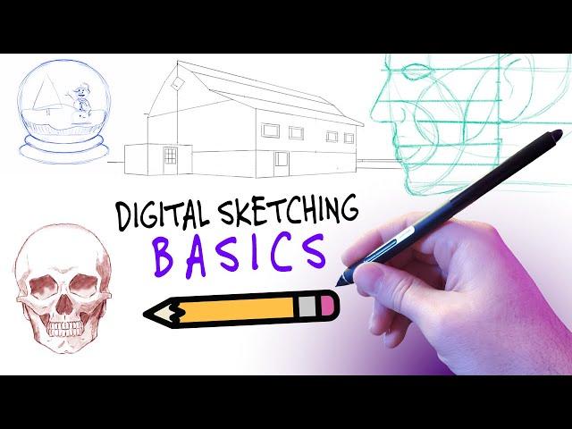 DIGITAL SKETCHING Tutorial for Beginners - The Basics (2023)