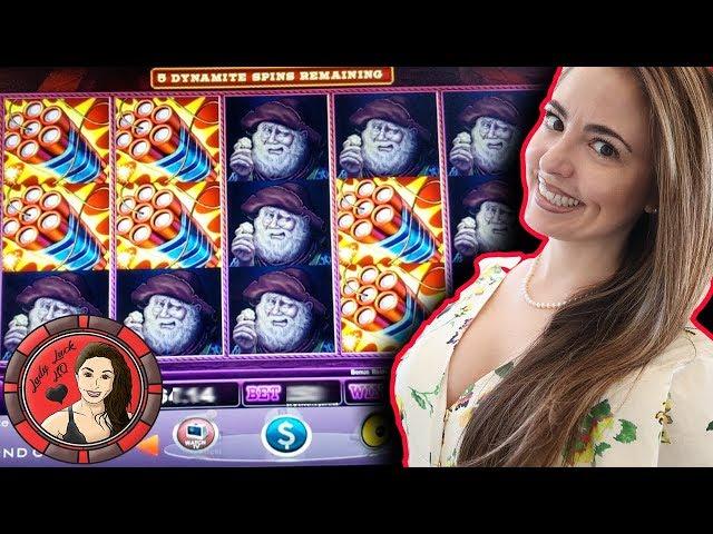 Dynamite Lock it Link feature WON first time I played Eureka Reel Blast slot machine