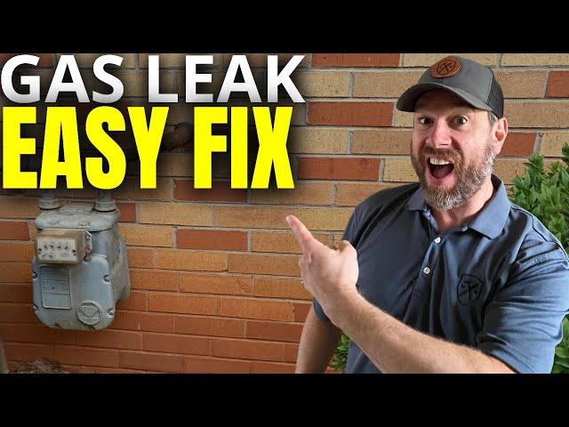 Repairing a NATURAL GAS Pipe LEAK | Home EMERGENCY Preparedness