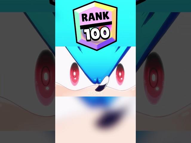 Brawl Stars Sonic Rank UP #shorts #brawlstars