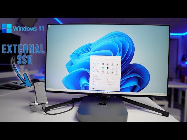 How to install Windows 11 Boot Camp on a Mac External SSD EASY Guide !! 2022