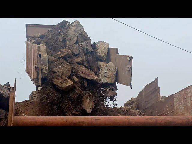 Amazing Blue Metal Crusher Machine Operations | Satisfying Stone Crusher | Stone Crusher Machine