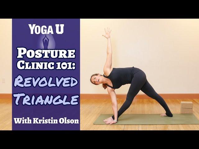 Yoga Poses: Revolved Triangle | Kristin Olson | YogaUOnline