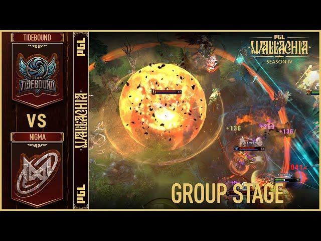 TIDEBOUND vs NIGMA GALAXY - HIGHLIGHTS - PGL Wallachia Season 4 | DOTA2