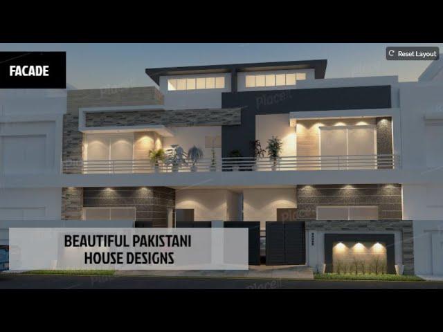 25 BEAUTIFUL PAKISTANI HOUSE DESIGNS |  Layout Plans and Front elevations of houses in Pakistan