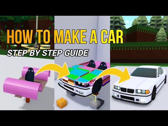 How To Make A Car (GUIDE) | Build a boat for treasure