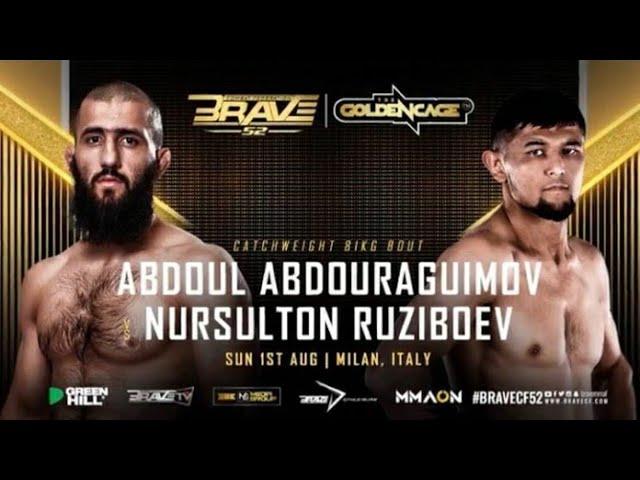 Nursulton Ruziboev Yutqazdimi? Nursultan Ruziboev vs Abdoul Abduragimov yangi jangi.