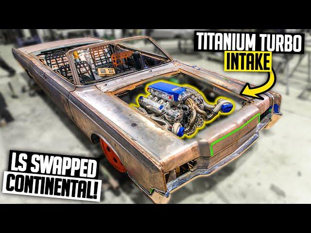 Mirror Image Twin Turbo System Fabrication! - LS3 Swapped Lincoln Continental Ep. 11