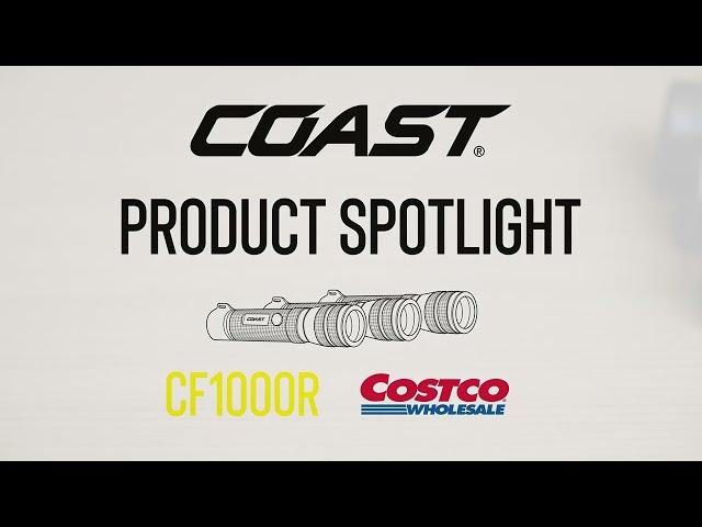 COAST CF1000R Costco Exclusive Rechargeable Flashlight - Product Spotlight