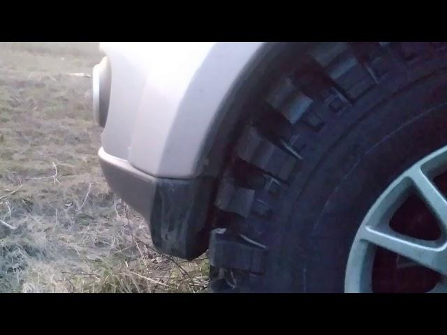 Safari nortec ET-500 32/9.5 r16 на стоковый паджеро спорт