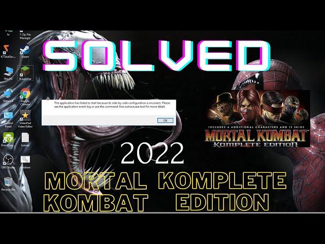 Mortal kombat komplete edition side by side error fixed || 2023 || X-GAMEROP