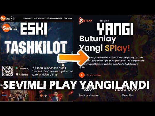 SEVIMLI PLAY YANGI ILOVAGA KO'CHDI !! | SPLAY RO'YHATDAN O'TISH | SPLAY ENDI YANGI PLATFORMADA