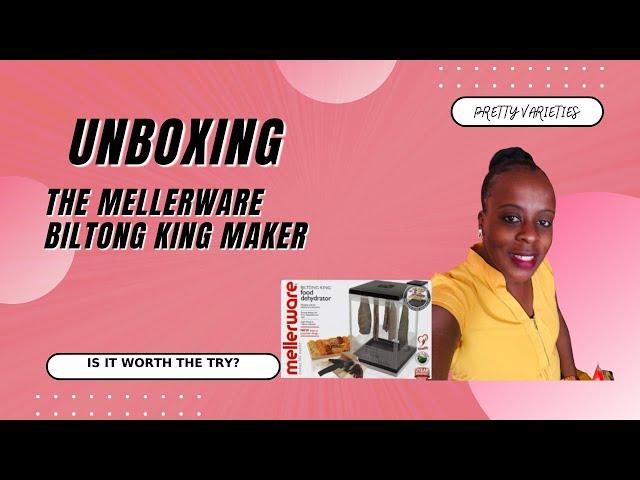 Unboxing the Mellerware  Biltong King for making biltong.  #prettyvarieties