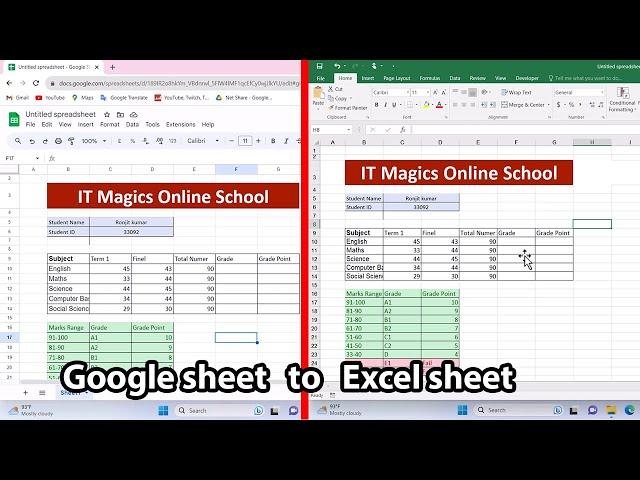 How to convert google sheets to excel without losing formatting