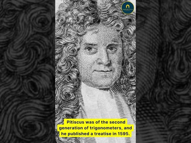 Scientist of the day Bartolomeo Pitiscus 24 Aug #amplitudeclasses #weendeavour #physics