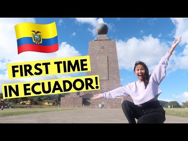 I'M IN THE MIDDLE OF THE WORLD! (Solo travel in Ecuador)