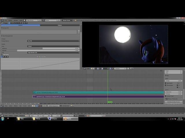 [ponies Tutorial]Compiling SFM Image Sequence in Blender