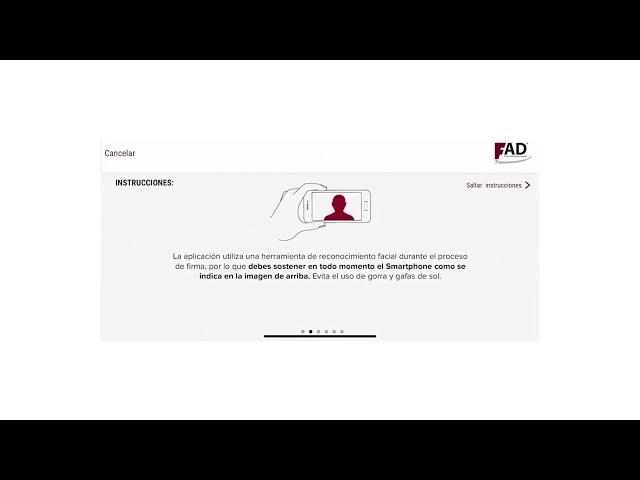 Tutorial firma cliente en FAD®