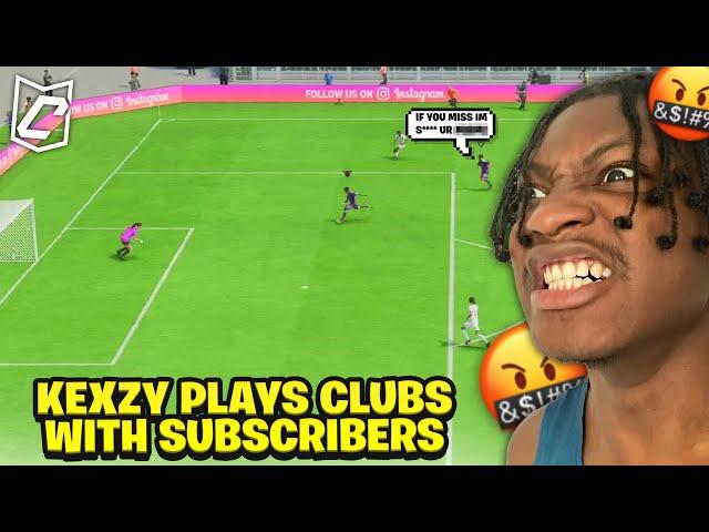 PLAYING WITH A SCHOOL TH****!! | Kexzy Plays PRO CLUBS w/ VIEWERS (FC25)