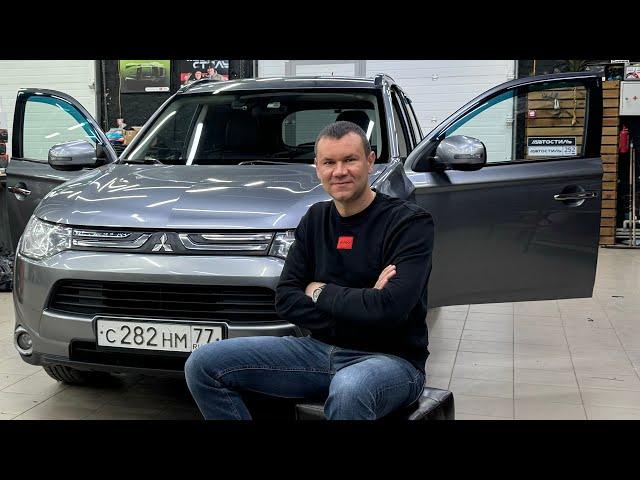 Обзор аудиосистемы Mitsubishi Outlander . Автозвук за 121255 рублей с сабвуфером в нишу крыла