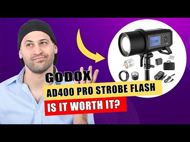 GODOX SK400II-V （2024 New Upgrade） 400Ws Bowens Mount Photo Studio 5600±200K Built-in LED